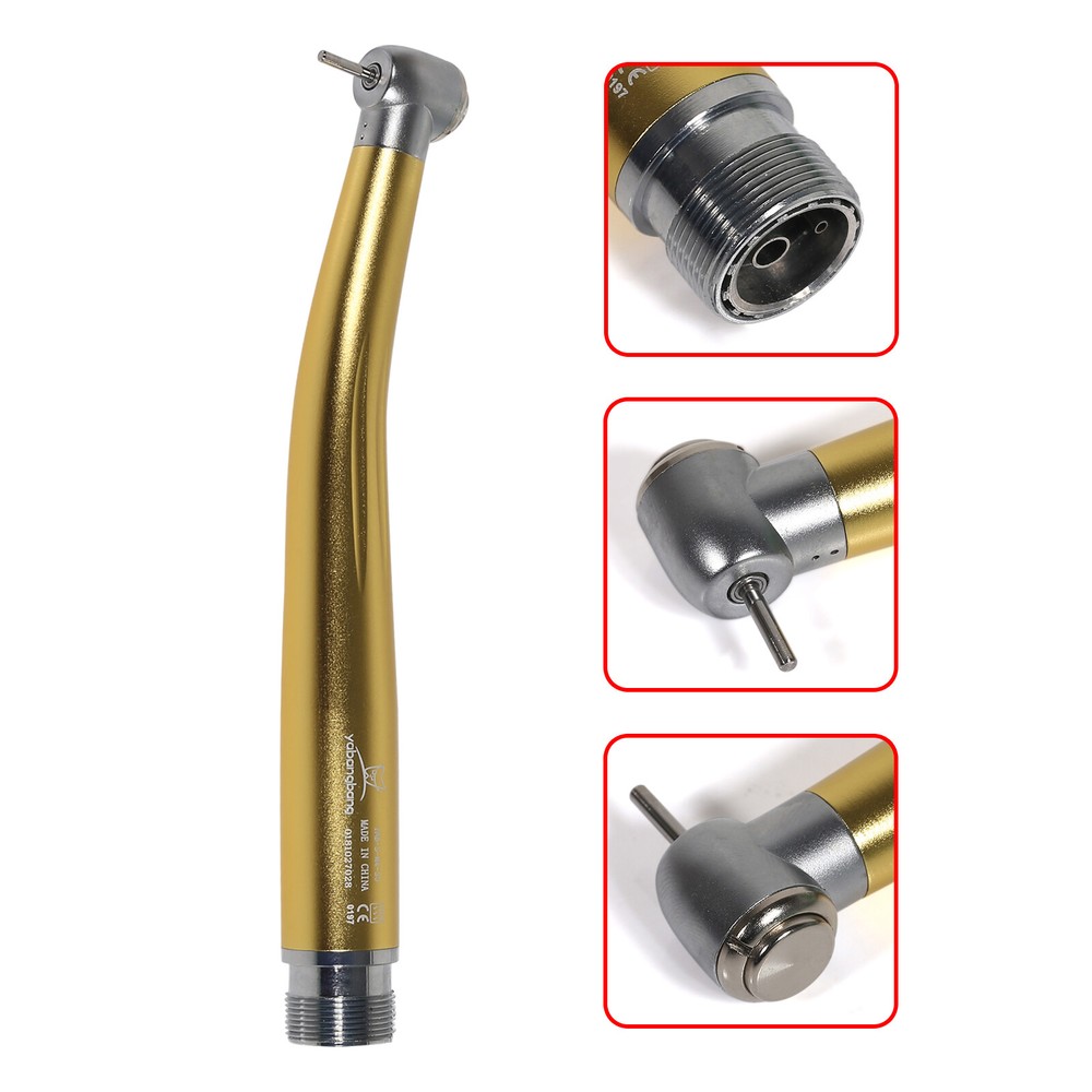NSK Style Dental High Speed Turbine Handpiece Push Button 2/4Hole SANEDNT/YABANG
