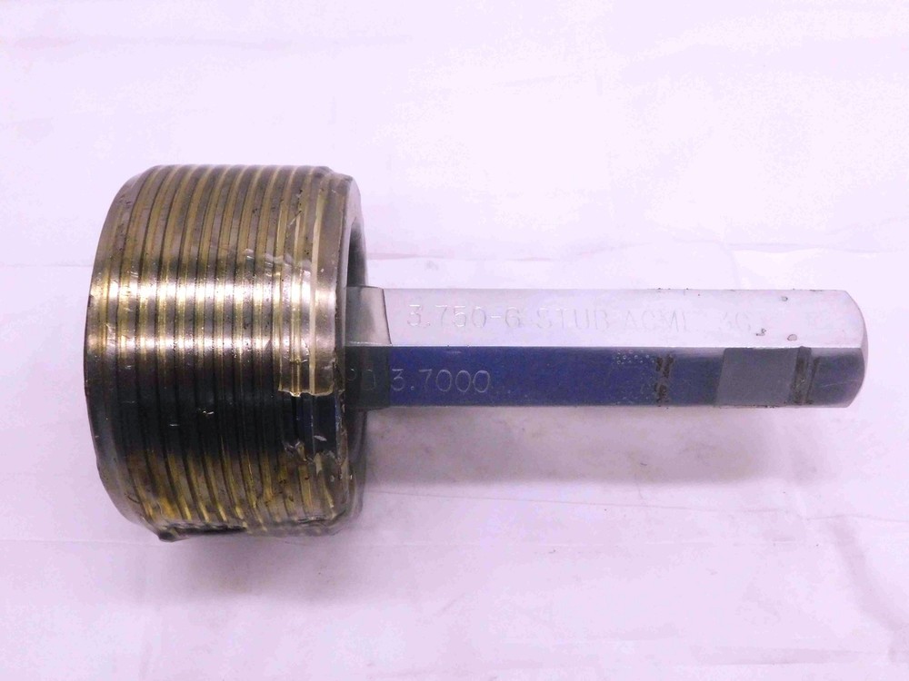 3 3/4 6 STUB ACME 3G THREAD PLUG GAGE 3.75 3.750 GO ONLY P.D. = 3.7000 2G 3G 4G