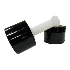 3″ in. x 1000FT 80 Gauge 18 Rolls Stretch Shrink Film Hand Wrap + Handle Black