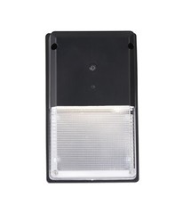LED Mini Wall Pack with Photocell Watt & Color Selectable (30/20/15W-30/40/50K)