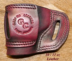 Gary C’s Leather Avenger OWB Right Hand HOLSTER – for the Ruger SR9C/SR40C