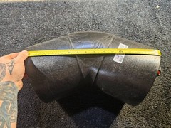 Integrity Fusion 100018 8″ IPS SDR17 45° Molded Butt Fusion Elbow ASTM D3261
