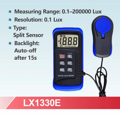 Digital Lux Meter Illuminance Tester 40000‑200000Lux Split or Integrated for Off