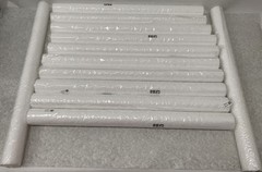 (Lot of 12) Pall Claris CLR5030 Filter Cartridges 50 μm Polypropylene 30″