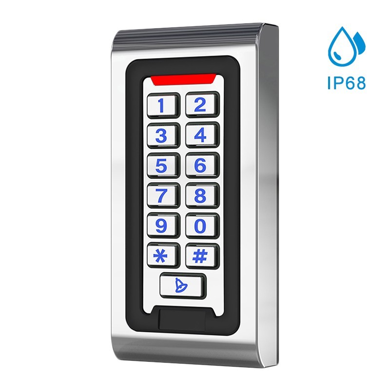 Metal Smart Access Control Keypad | RFID + PIN Entry | Waterproof | Door Securit