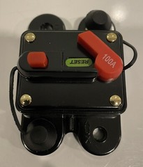 100A 12V Resettable Circuit Breaker Waterproof In Line NEW! FREE SHIPPING!