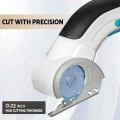 Cordless Electric Scissors, 2000mAh Battery, 3.6V Rechargeable Cardboard Cutt…