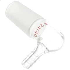 24/40 Bent Inlet Adapter for Reliable Lab Use – Corrosion Resistant
