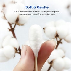 FDA Cotton Tipped Applicators 3″ 6″ Wooden Swabs Medical Disposable Cleaning