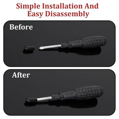 100 Rubber Screw Covers Caps 5mm Bolt End Caps Black Vinyl Protective Tips