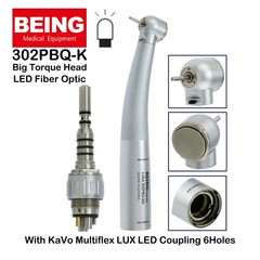 BEING Dental LED Fiber Optic High Speed Turbine Handpiece 302P 303P Fit KAVO NSK