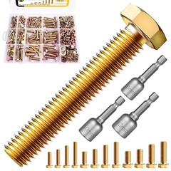 Complete 511-Piece Metric Fastener Set with Hex Nuts, Bolts & Washers