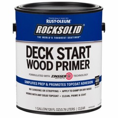Rust-Oleum 312283 Rocksolid Deck Start Wood Primer CLEAR gallon