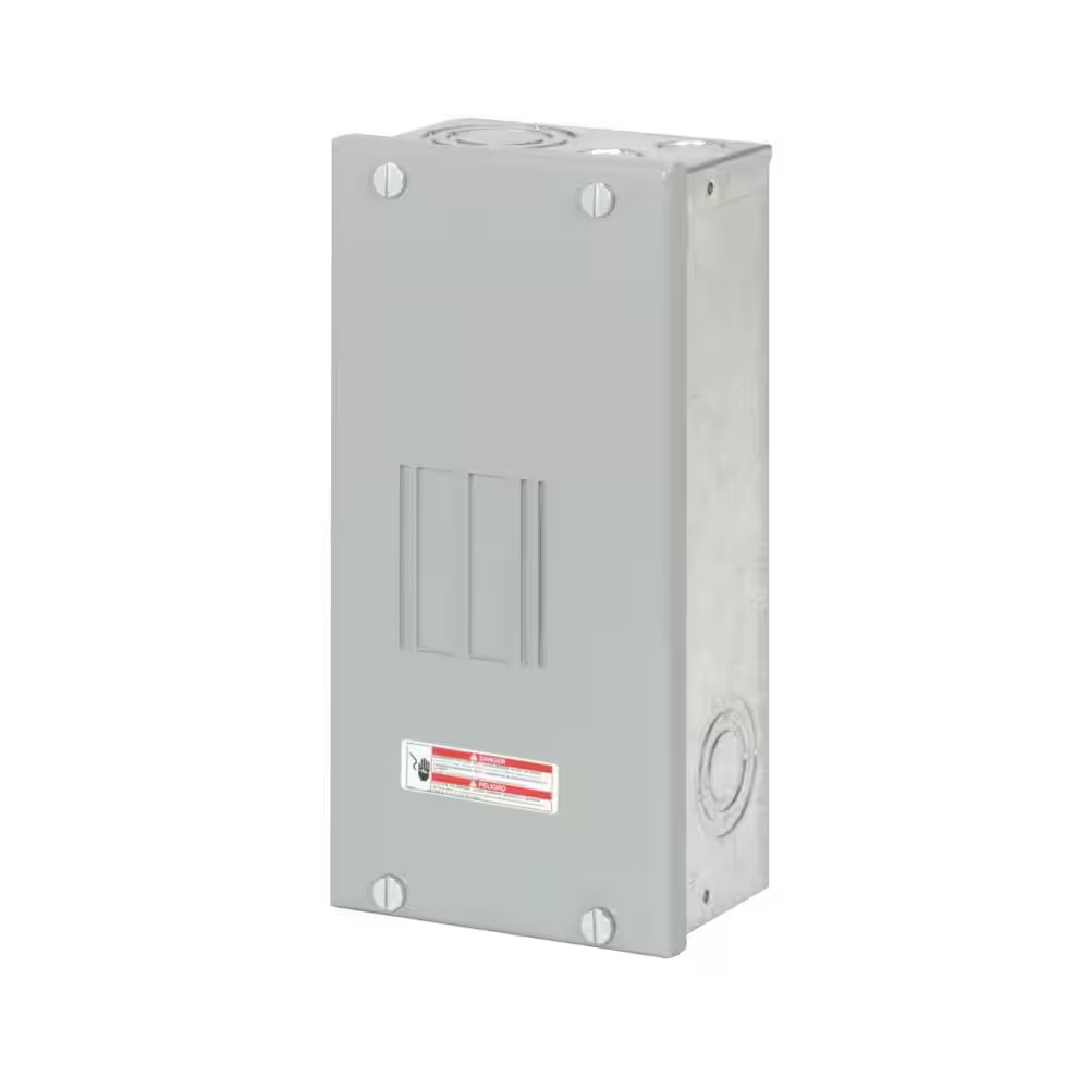 Breaker Box Panel 70 Amp 2-Space 4-Circuit Indoor Main Lug Load Center Bolt On