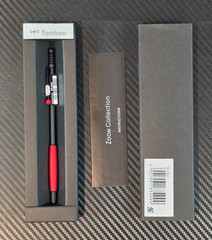 Tombow Oil-Based Ballpoint Pen Zoom Collection 0.7mm Black/Red, Model # BC-ZS2