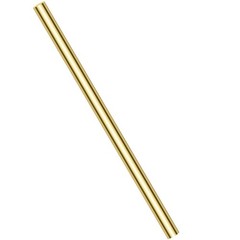 12-inch Brass Solid Round Rod 7/16-inch 11mm Diameter Lathe Bar Stock
