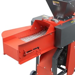 4-Blade Grass Straw Cutting&Silk Kneading Integrated Machine Conveyor Inlet 220V