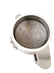 2 Layers Vibrating Screen 15.7in Vibrating Sieve Screen Shaker with Sealing Ring