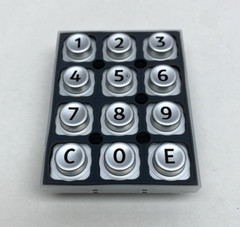 AXN12109 EOZ, M.Series 12 Key Keypad, Access Control Vending Security, 24/46