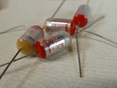 Siemens Styroflex Polystyrene Capacitors 2200pf .0022uf 630V (4) NOS