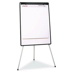 Universal Self Stick Easel Pad 25 x 30 Unruled 30 Sheets White 2 Pack