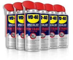WD-40 Specialist Penetrant with SMART STRAW SPRAYS 2 WAYS, 11 OZ [6-Pack]
