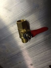 1/4″ MALE NPT AIR COMPRESSOR TANK PETCOCK WATER DRAIN VALVE brass 1/4 turn