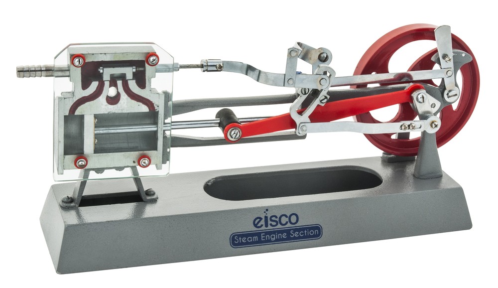 Eisco Labs Steam Engine Model – Working Piston, Slide Valve, and Link Motion