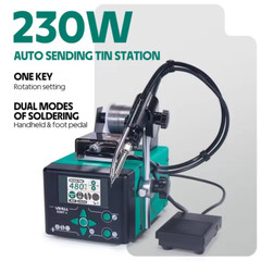 YIHUA 928DT-II 230W Auto Tin Feeder Soldering Station Dual Modes of Soldering