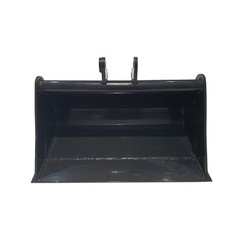 AGT 20in Excavator Plain Bucket Attachment Toothless for Mini Digger 0.8-1.8ton