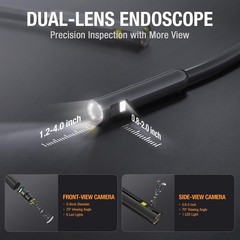 Teslong 10FT / 50FT USB-C Borescope Camera Flexible for DIY Pipe Inspection