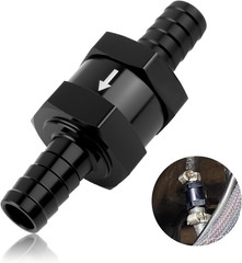 3/8″ Fuel One Way Valve Aluminium Alloy,Fuel Line Check Valve with Flow