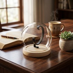 Single Watch Showcase Compact Watch Dome Display Modern and Minimalist