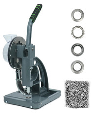 Semi-Automatic Grommet Machine, Heavy Duty Hand Press Eyelet Grommet Machine, Pu