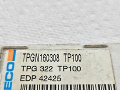 Seco Carboloy TPGN160308 TP100 Indexable Carbide Inserts TPG 322 (Qty 10)