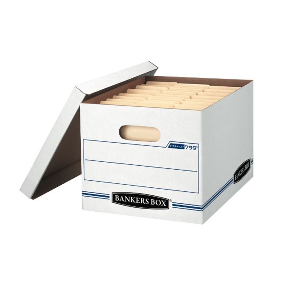 New Bankers Box Basic Duty Letter, Legal File Storage Box with Lids, 10 Pack