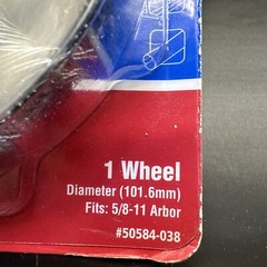 Norton 50583-038 Stainless 4” Wire Wheel Brush METAL – NEW {50}