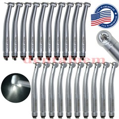 Dental No-LED / LED E-generator High Speed Handpiece Push Button 4Hole Turbine