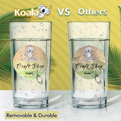 Koala Round Labels 2 Inch Printable Round Stickers Waterproof Matte White Label