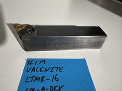 valenite LTMR-16 indexible carbide lathe toolholder 5”OAL 1”Shank Turning Thread