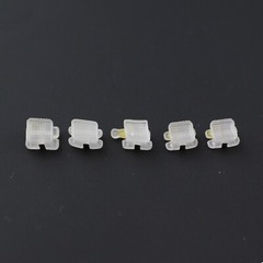 Orthodontic Bracket Ceramic Metal Slot Aesthetic Braces Roth 018 022 3M Clarity