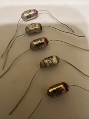 470 pF POLYSTYRENE FILM CAPACITOR 160 VOLTS 5% Tolerance New Lot of 5 by NPC