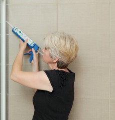 !! BioSeal Clear Silicone Caulk-No Odor & Mold / Waterproof / No Color Change !!