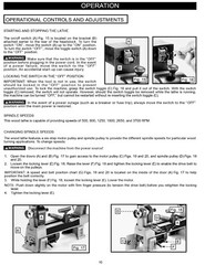Delta Midi-Lathe Model LA200 Instructions & Parts List Manual #2039