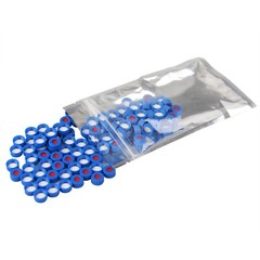 6000xAutosample Vial Cap,9-425 HPLC 2ml Vial Screw Thread Blue caps,9mm