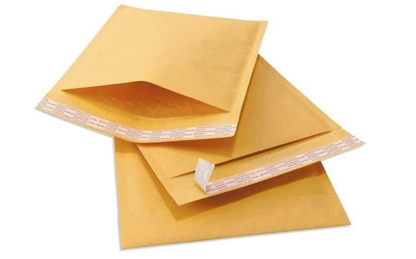 50 #0 6.5×10 Kraft Paper Bubble Padded Envelopes Mailers Shipping Self Seal