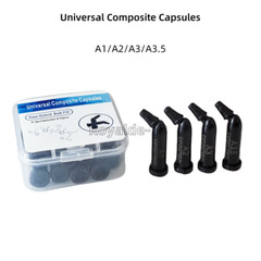 Dental Composite Resin Capsules Unidose Caps Hybrid Light Cure 0.3g A1/2/3/3.5