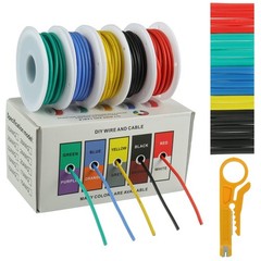 BOJACK 18 AWG Flexible Silicone Wire Electric Wire Hook up Wire Kit 300V Cabl…