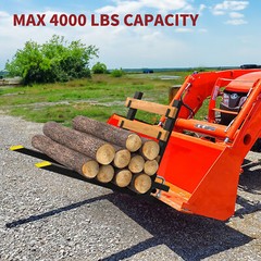 Pallet Forks 60″ 4000 lbs Capacity W/Adjustable Stabilizer Bar and Anti-roll Bar