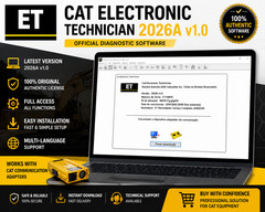 CAT ET 2026A v1.0 Electronic Technician Diagnostic Software